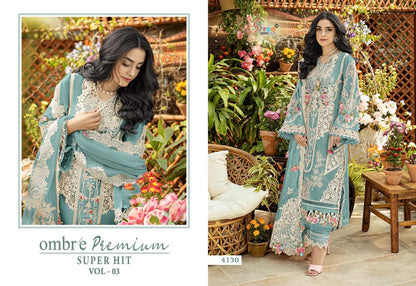 Ombre Premium Vol 3 Super Hit Shree Fabs Cotton Pakistani Salwar Suits Supplier Ahmedabad