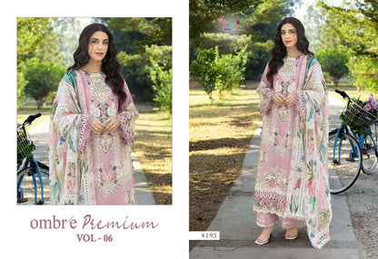 Ombre Premium Vol 6 Shree Fabs Cotton Pakistani Salwar Suits Supplier Gujarat