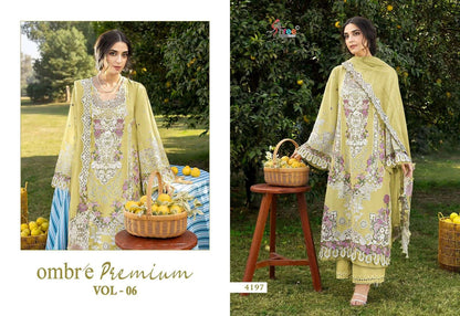 Ombre Premium Vol 6 Shree Fabs Cotton Pakistani Salwar Suits Supplier Gujarat