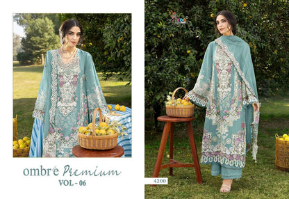 Ombre Premium Vol 6 Shree Fabs Cotton Pakistani Salwar Suits Supplier Gujarat