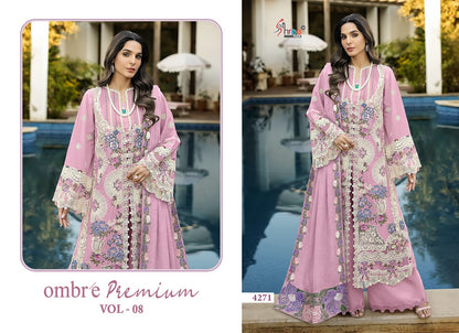 Ombre Premium Vol 8 Shree Fabs Cotton Pakistani Salwar Suits Manufacturer Gujarat