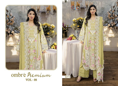 Ombre Premium Vol 8 Shree Fabs Cotton Pakistani Salwar Suits Manufacturer Gujarat