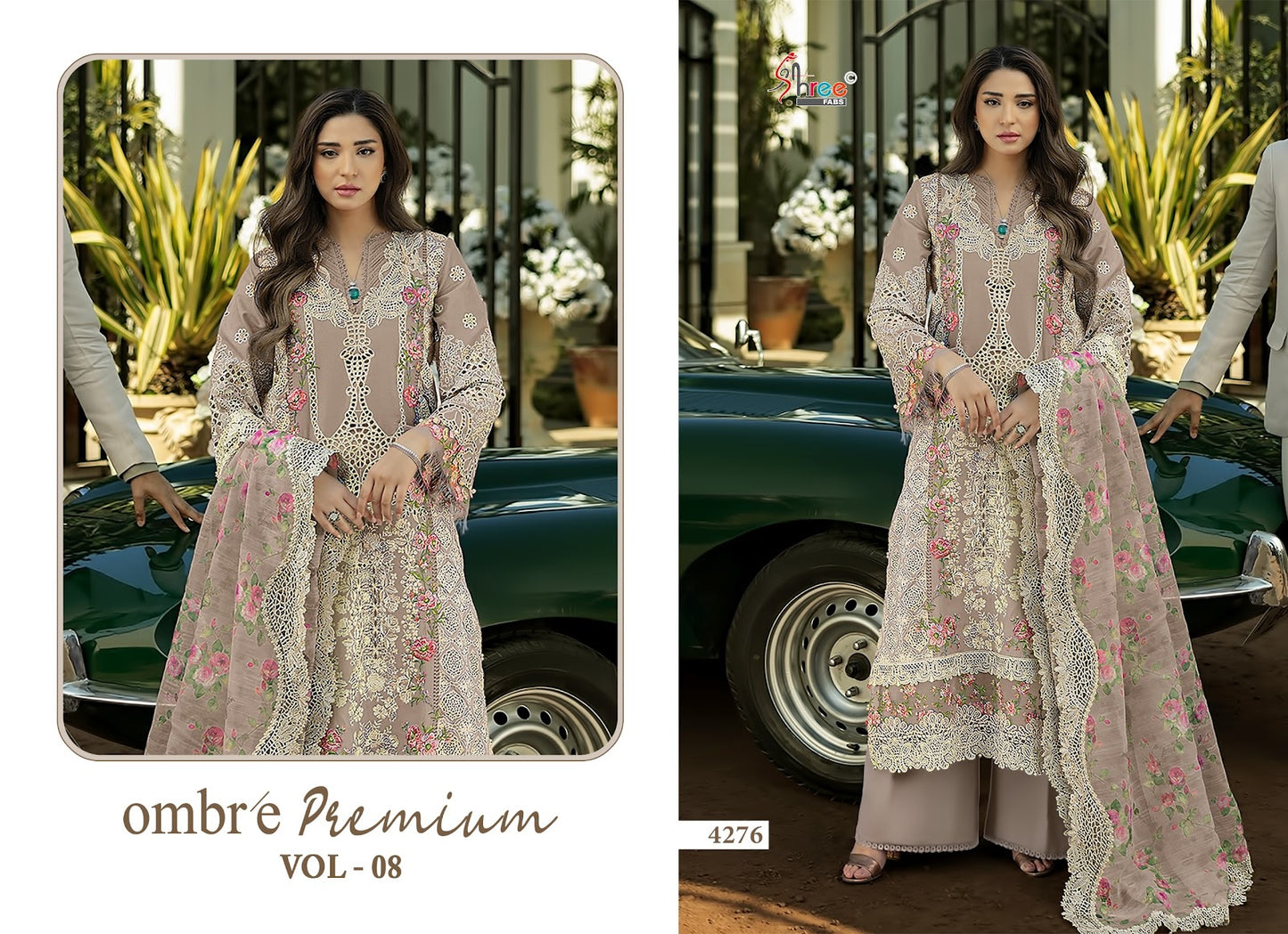 Ombre Premium Vol 8 Shree Fabs Cotton Pakistani Salwar Suits Manufacturer Gujarat