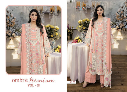 Ombre Premium Vol 8 Shree Fabs Cotton Pakistani Salwar Suits Manufacturer Gujarat