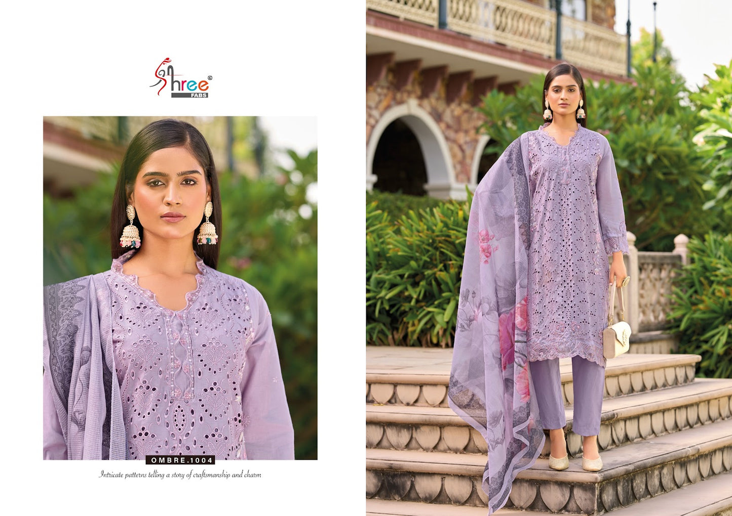 Ombre Signature Shree Fabs Pure Cotton Pakistani Salwar Suits Manufacturer India