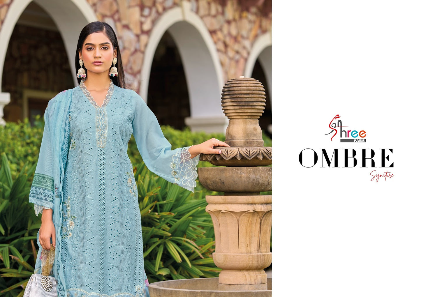 Ombre Signature Shree Fabs Pure Cotton Pakistani Salwar Suits Manufacturer India