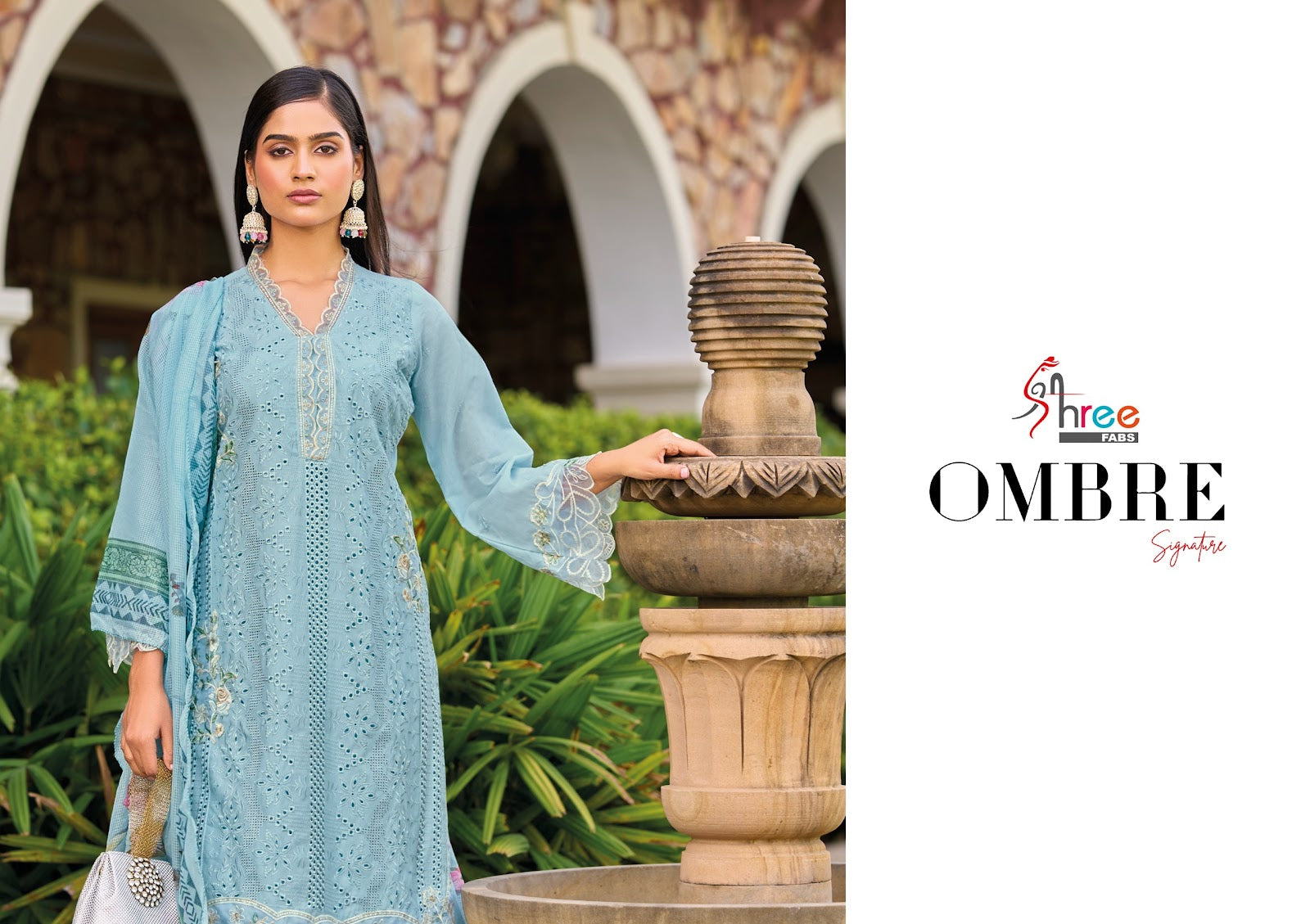 Ombre Signature Shree Fabs Pure Cotton Pakistani Salwar Suits Manufacturer India