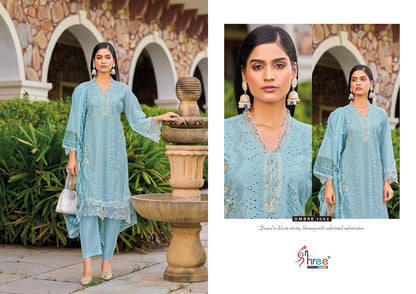 Ombre Signature Shree Fabs Pure Cotton Pakistani Salwar Suits Manufacturer India