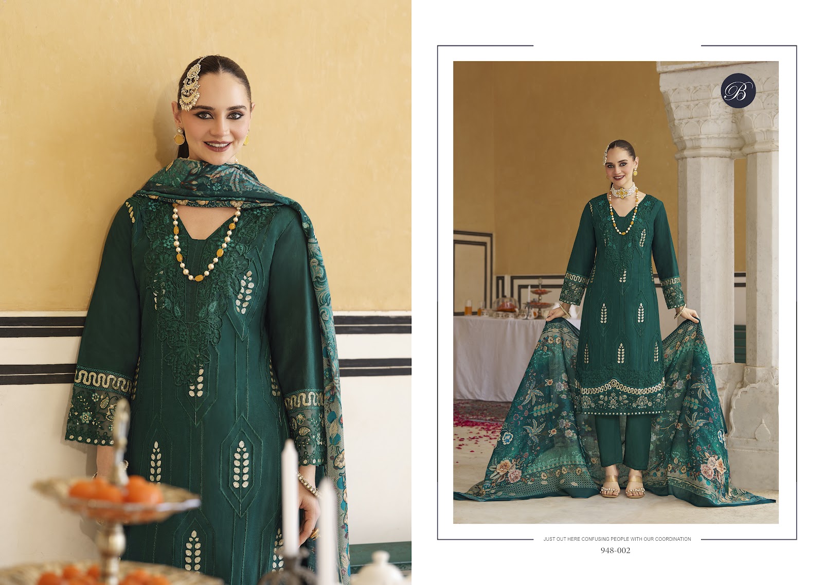 Ombre Starlet 2 Belliza Designer Studio Cotton Lawn Karachi Salwar Suits Wholesale Rate