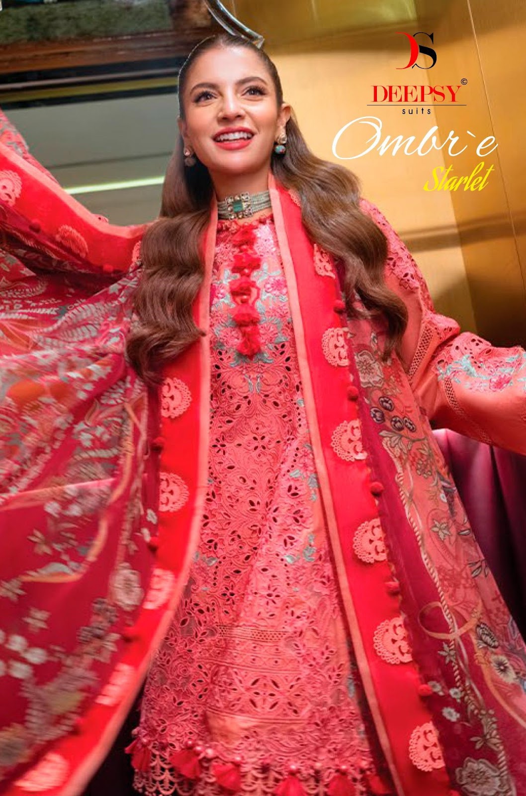 Ombre Starlet Deepsy Cotton Pakistani Salwar Suits Exporter India