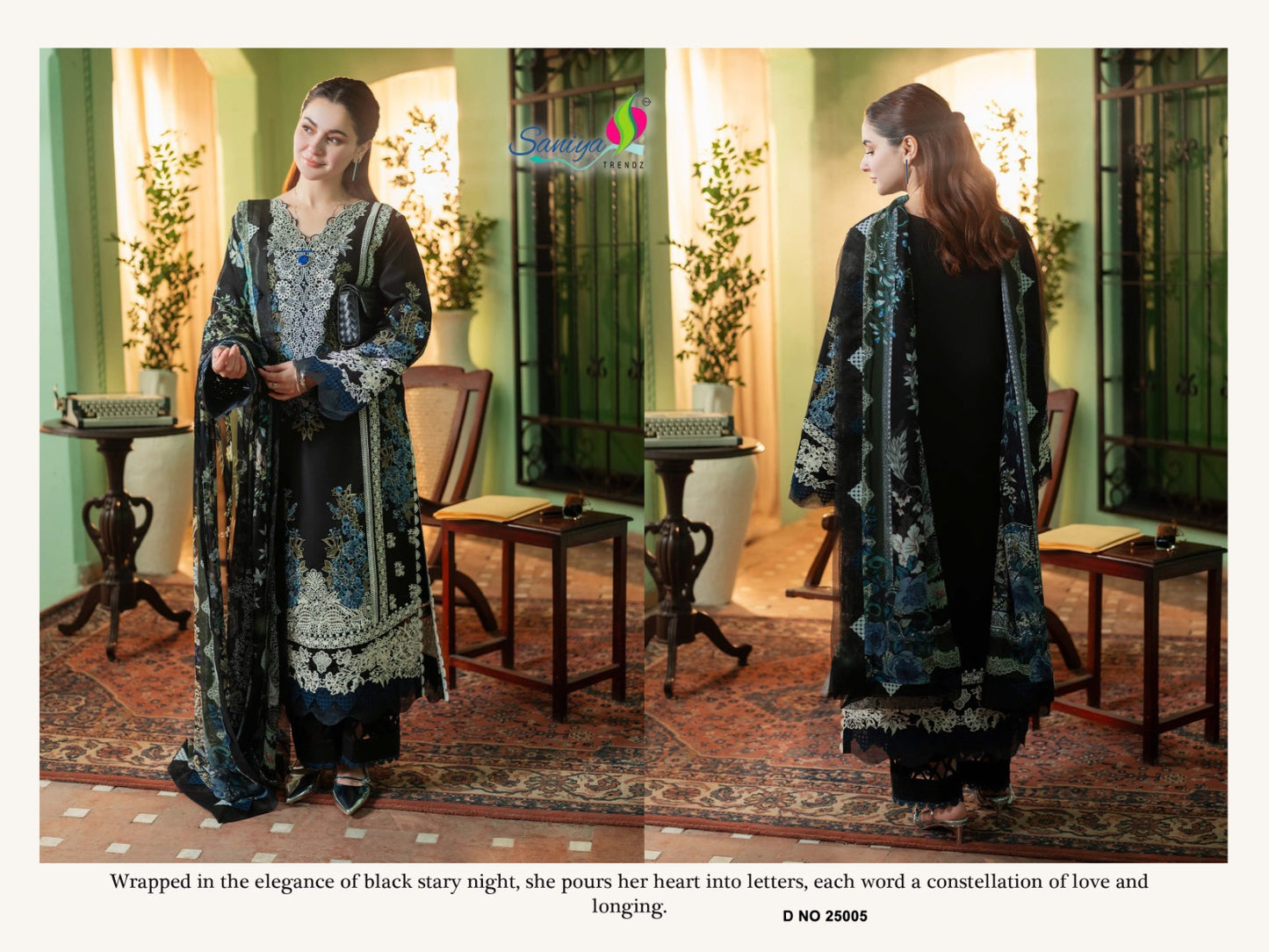 Ombre Vol 25 Nx Saniya Trendz Cotton Pakistani Salwar Suits Wholesaler Gujarat