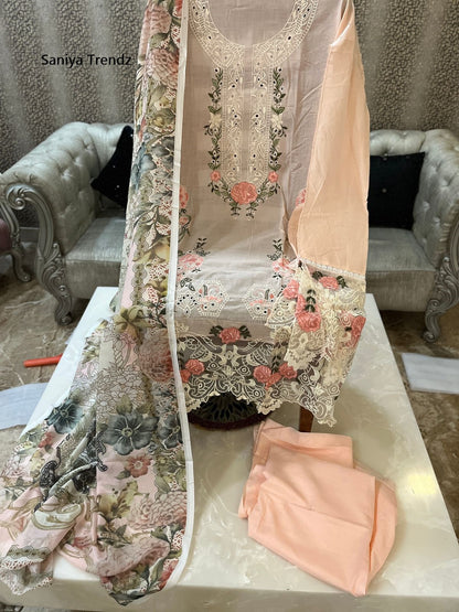 Ombre Vol 25 Nx Saniya Trendz Cotton Pakistani Salwar Suits Wholesaler Gujarat