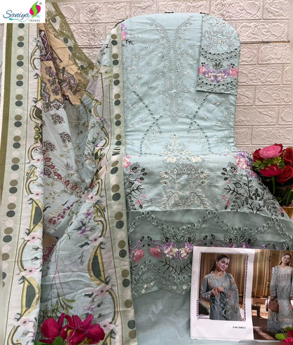 Ombre Vol 25 Saniya Trendz Cotton Pakistani Salwar Suits Wholesale Rate