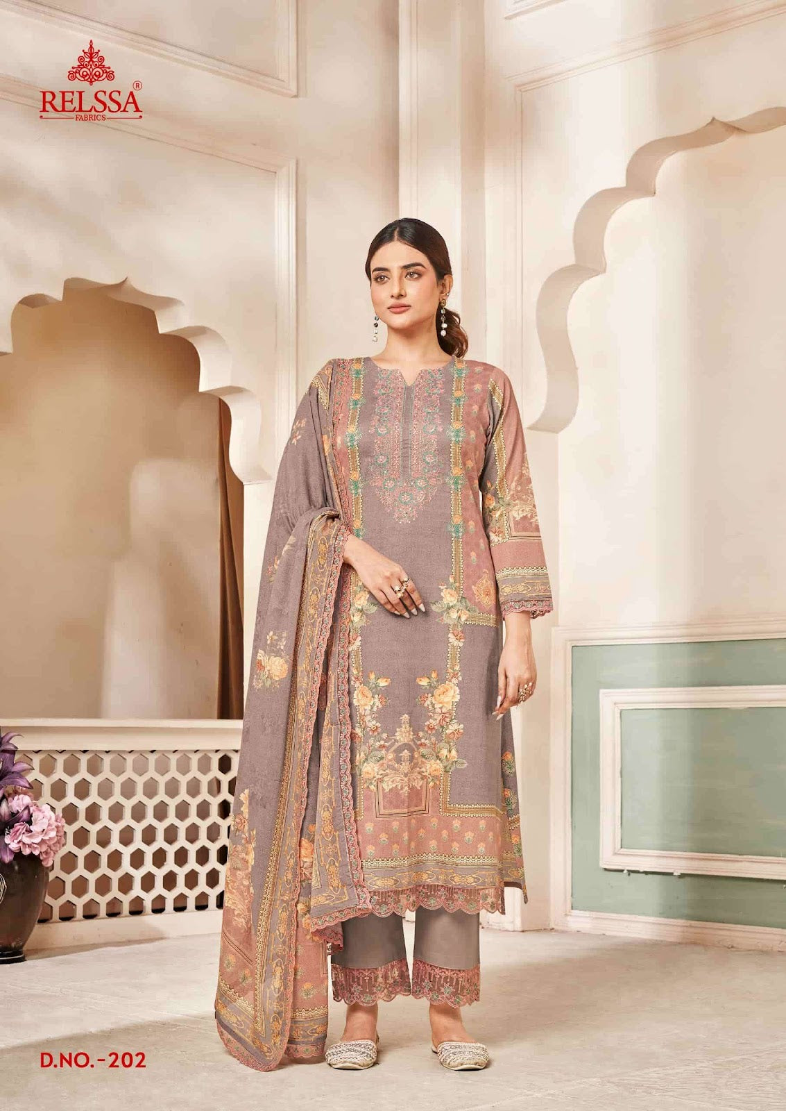 Ombre Vol 2 Relssa Fabrics Giza Satin Karachi Salwar Suits Exporter Gujarat