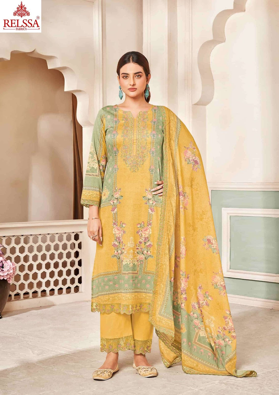 Ombre Vol 2 Relssa Fabrics Giza Satin Karachi Salwar Suits Exporter Gujarat