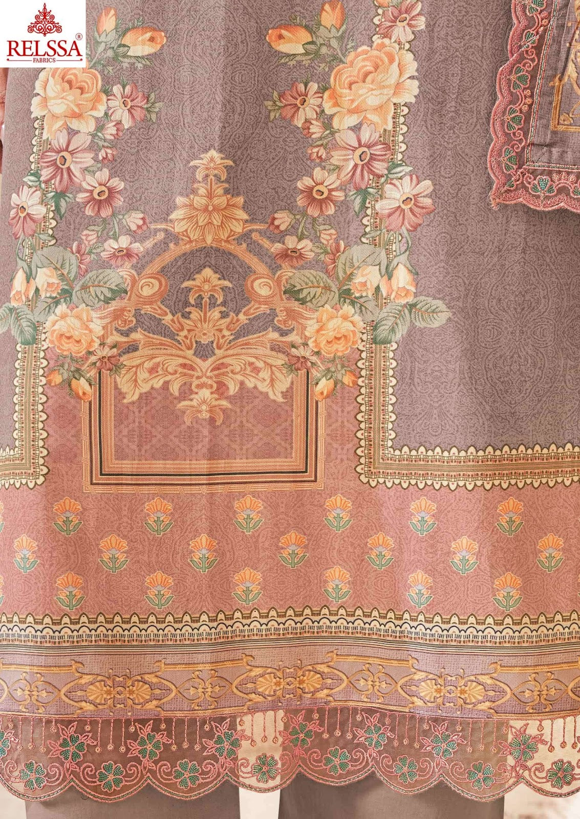 Ombre Vol 2 Relssa Fabrics Giza Satin Karachi Salwar Suits Exporter Gujarat