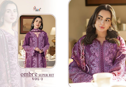 Ombre Vol 2 Super Hit Shree Fabs Cotton Pakistani Salwar Suits Manufacturer India