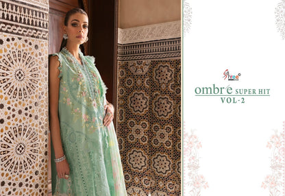 Ombre Vol 2 Super Hit Shree Fabs Cotton Pakistani Salwar Suits Manufacturer India