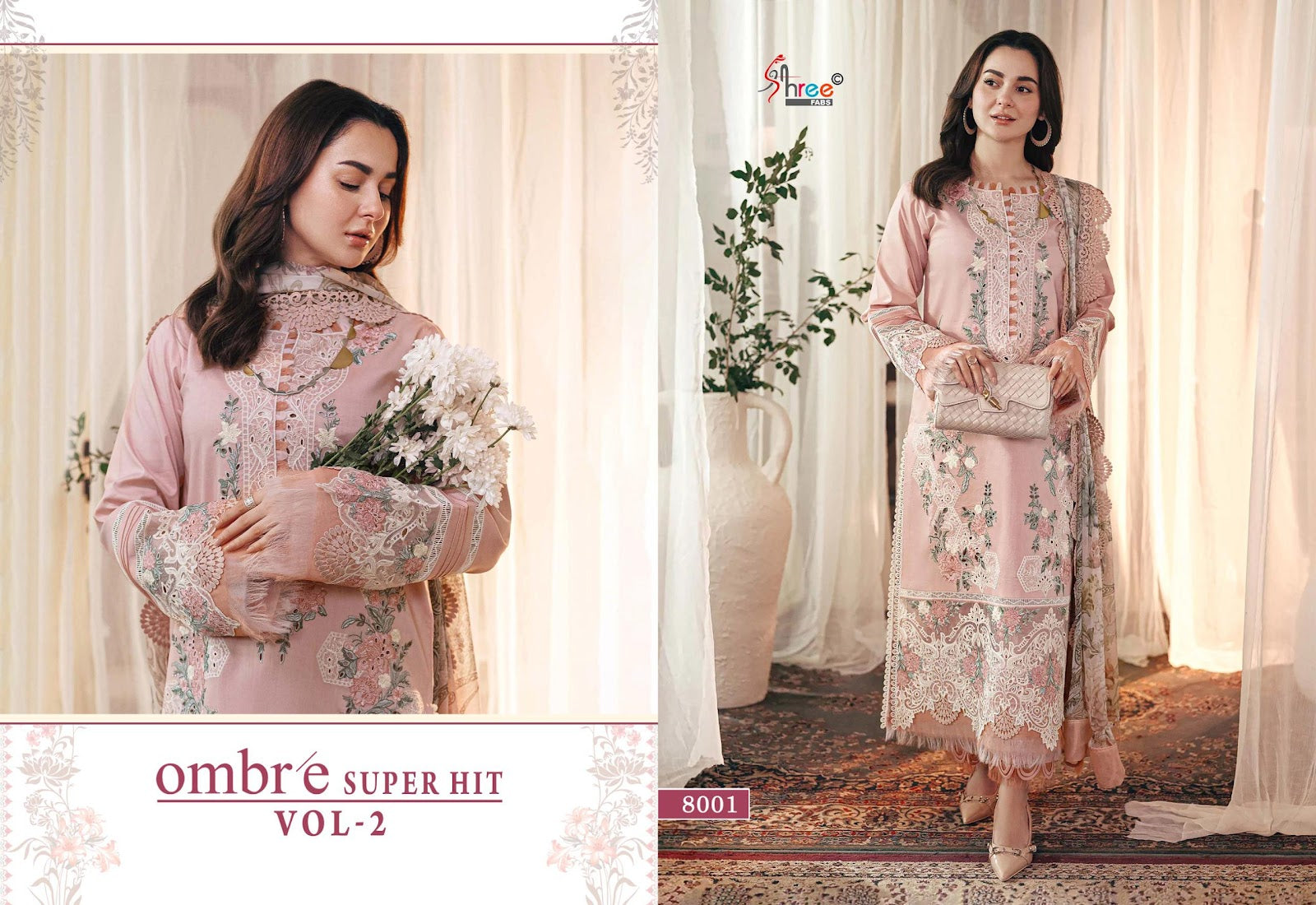 Ombre Vol 2 Super Hit Shree Fabs Cotton Pakistani Salwar Suits Manufacturer India