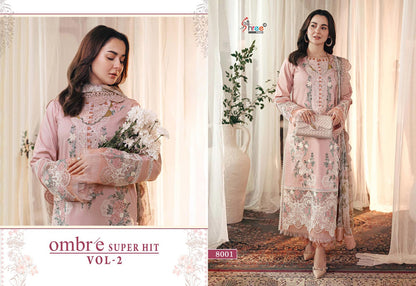 Ombre Vol 2 Super Hit Shree Fabs Cotton Pakistani Salwar Suits Manufacturer India
