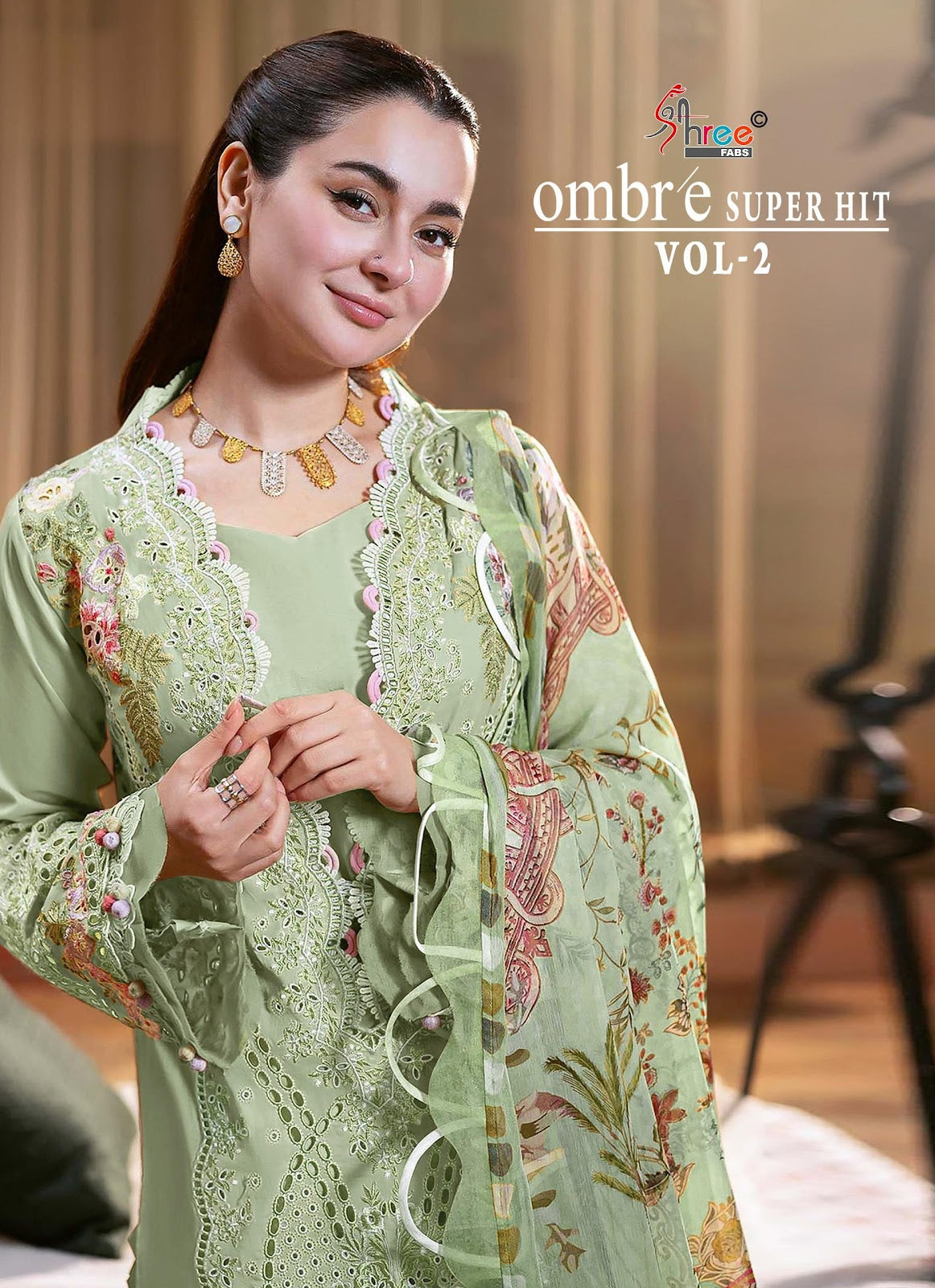 Ombre Vol 2 Super Hit Shree Fabs Cotton Pakistani Salwar Suits Manufacturer India