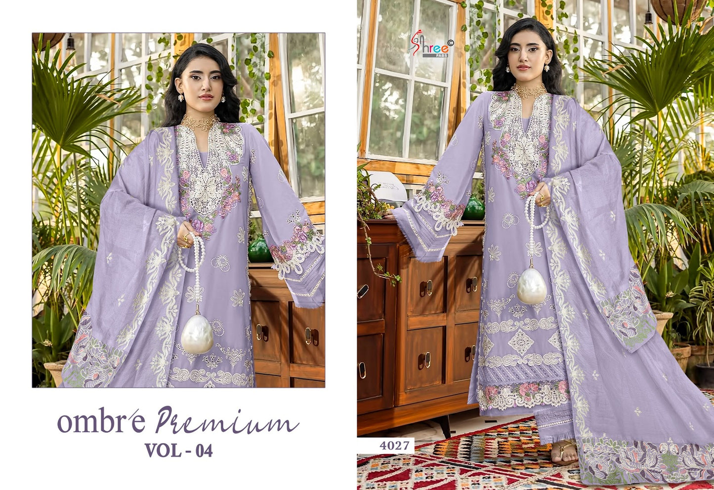 Ombre Vol 4 Premium Shree Fabs Cotton Pakistani Salwar Suits Supplier Gujarat