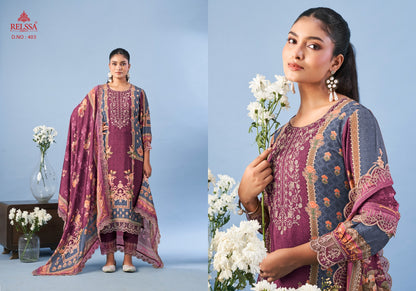 Ombre Vol 4 Relssa Fabrics Cotton Pant Style Suits Exporter Gujarat