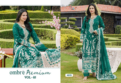 Ombre Vol 5 Premium Shree Fabs Cotton Pakistani Salwar Suits Wholesale Price