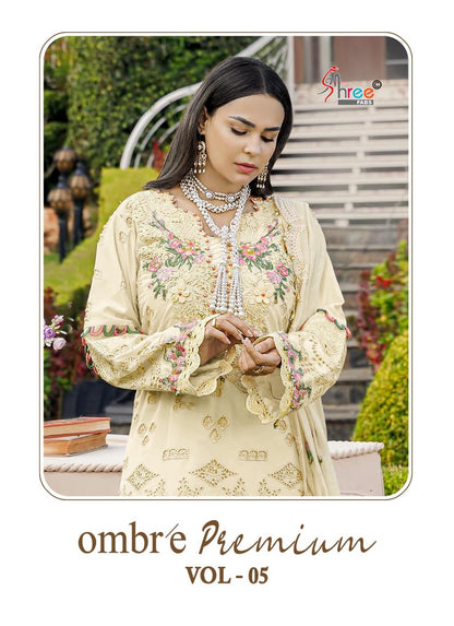 Ombre Vol 5 Premium Shree Fabs Cotton Pakistani Salwar Suits Wholesale Price