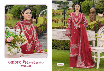 Ombre Vol 5 Premium Shree Fabs Cotton Pakistani Salwar Suits Wholesale Price