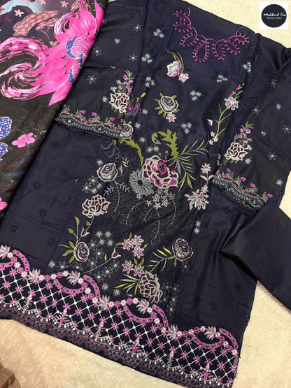 Ombre Vol 7 Mehboob Tex Lawn Cotton Karachi Salwar Suits Exporter Gujarat