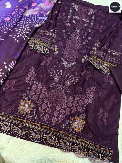Ombre Vol 7 Mehboob Tex Lawn Cotton Karachi Salwar Suits Exporter Gujarat