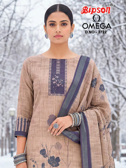 Omega 3722 Bipson Prints Lilen Pant Style Suits Exporter India