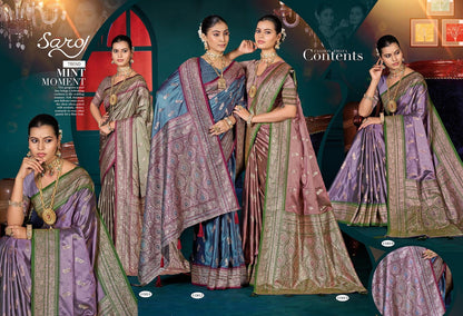 Omega Satin Saroski Vol 3 Saroj Sarees Exporter Ahmedabad