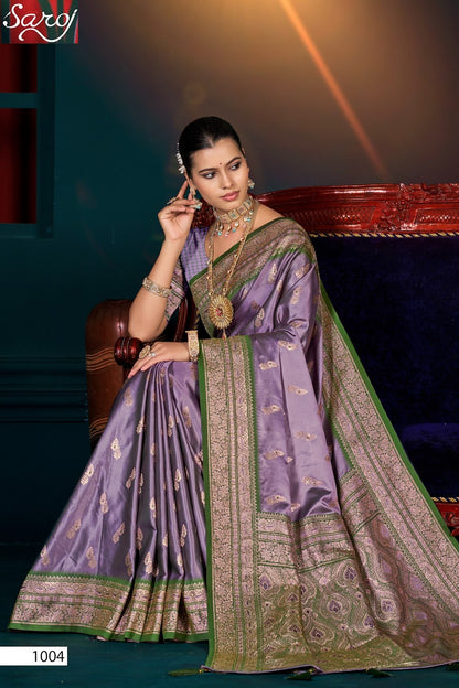 Omega Satin Saroski Vol 3 Saroj Sarees Exporter Ahmedabad