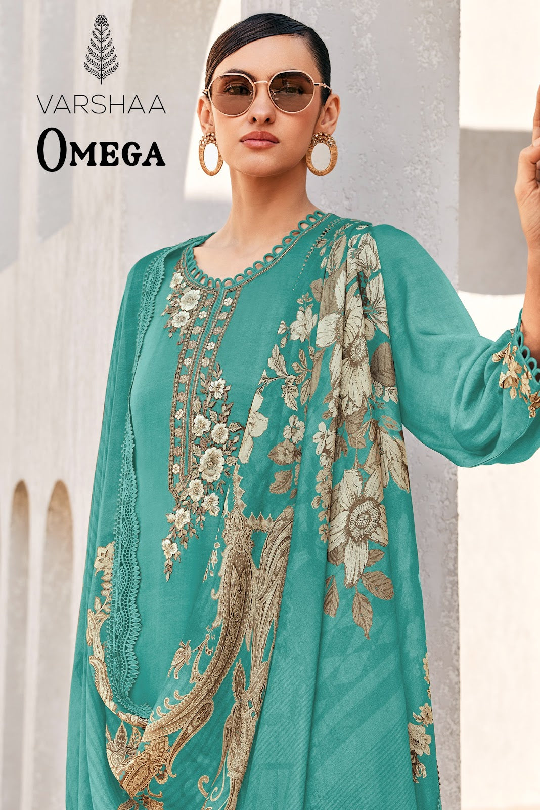 Omega Varshaa Mul Chanderi Pant Style Suits Wholesale Price
