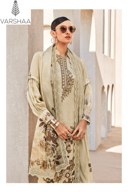 Omega Varshaa Mul Chanderi Pant Style Suits Wholesale Price