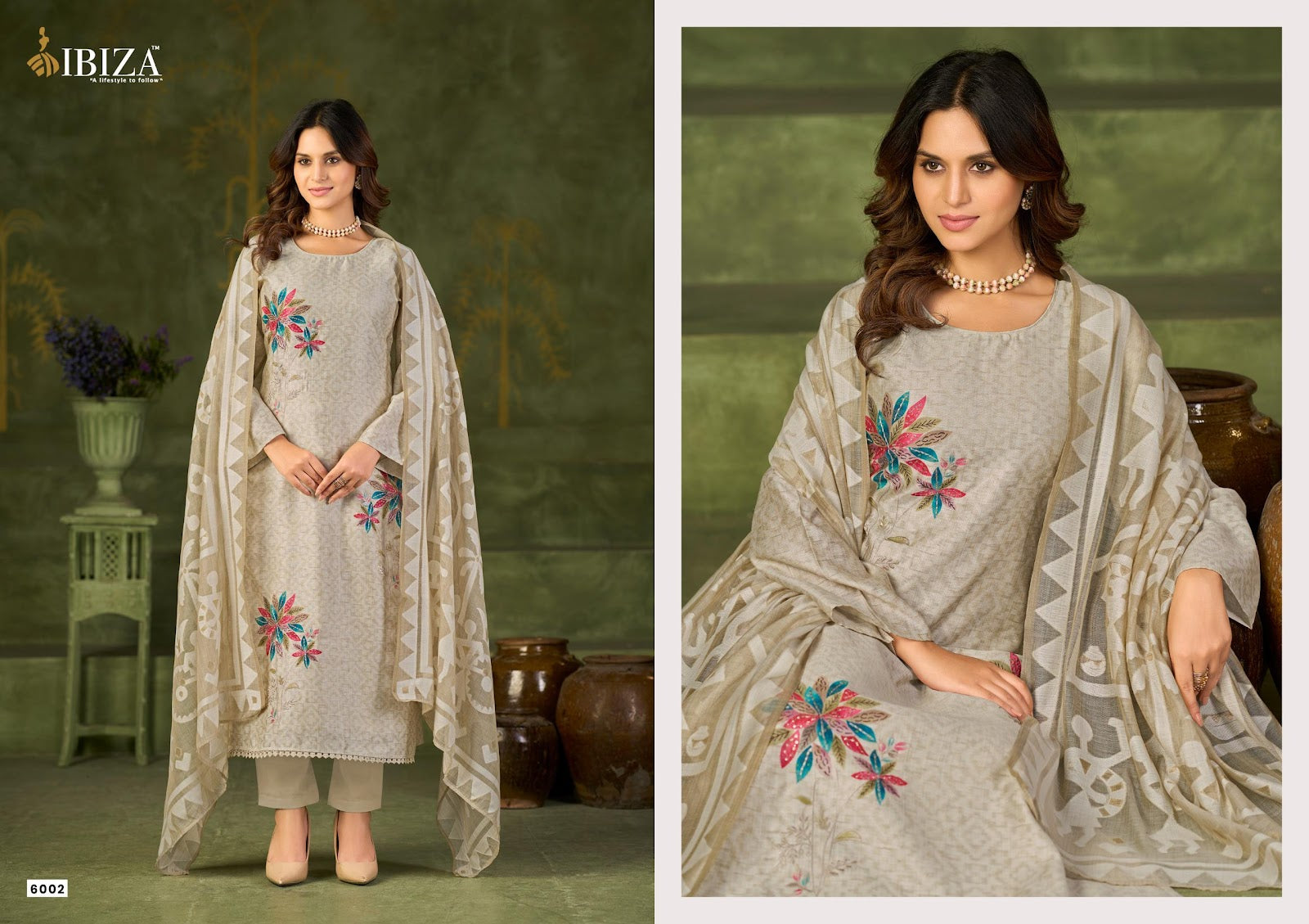 Onera Ibiza Organic Cotton Pant Style Suits Wholesaler Ahmedabad