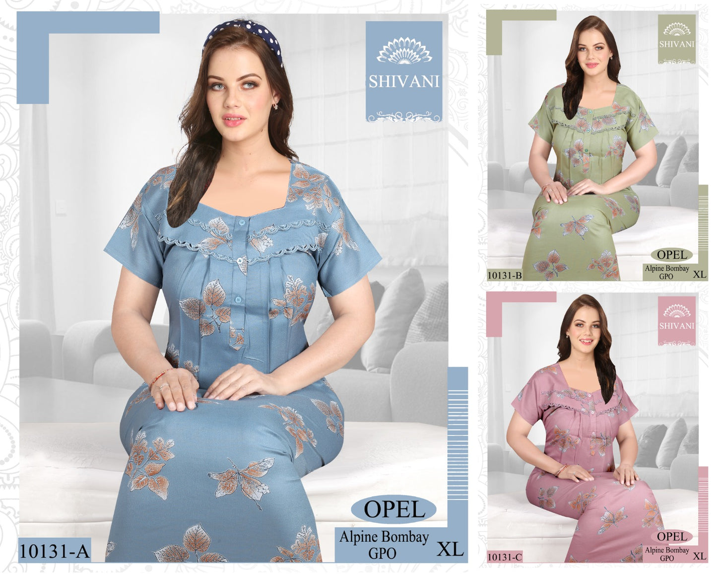 Opel Shivani Alpine Night Gowns Supplier