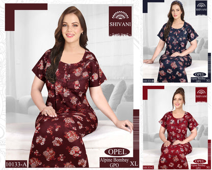 Opel Shivani Alpine Night Gowns Supplier