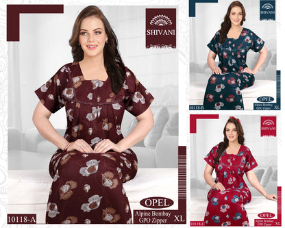 Opel Shivani Alpine Night Gowns Supplier