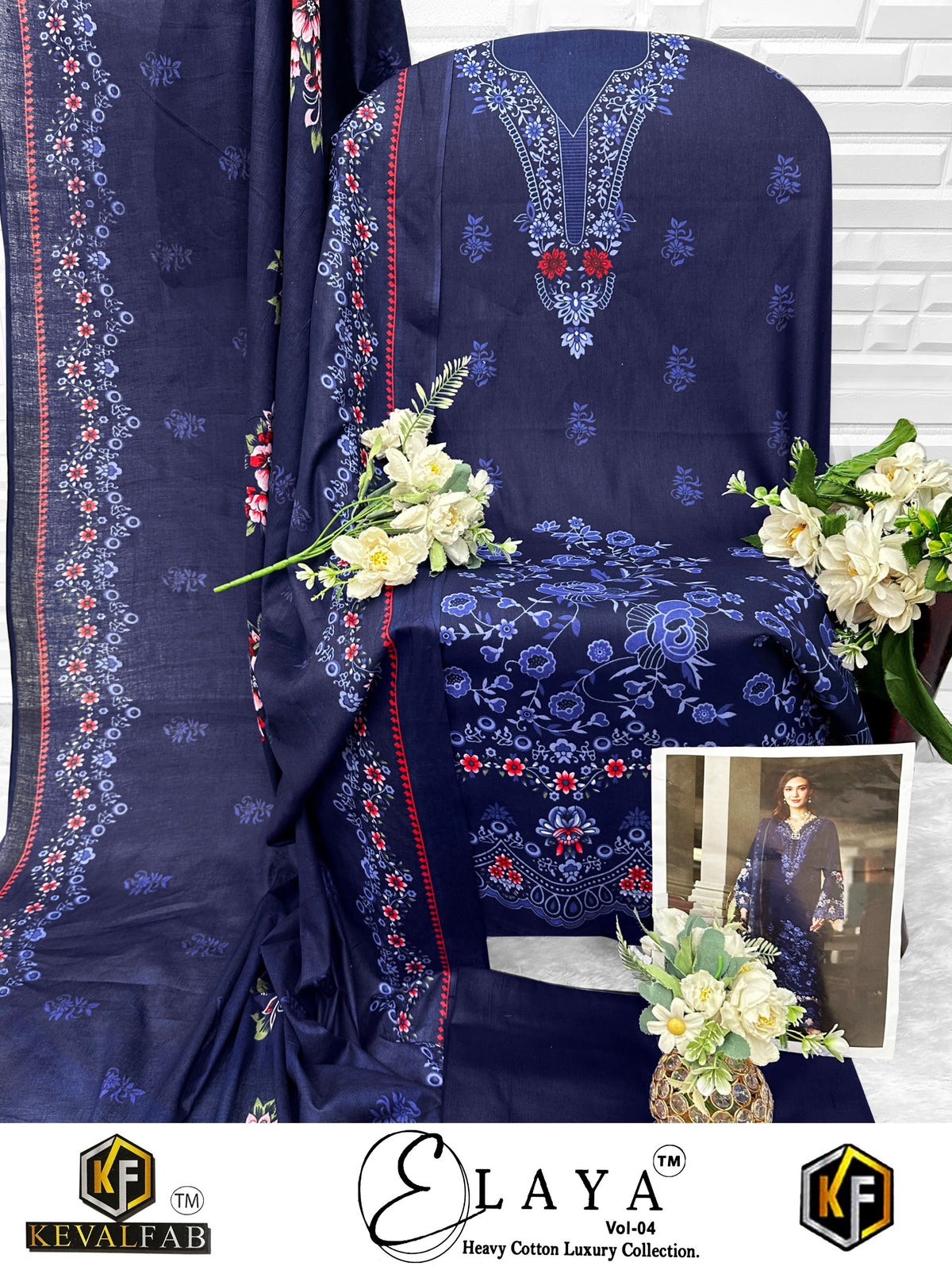 Elaya Vol 4 Keval Fab Lawn Cotton Open Photo Karachi Salwar Suits Manufacturer