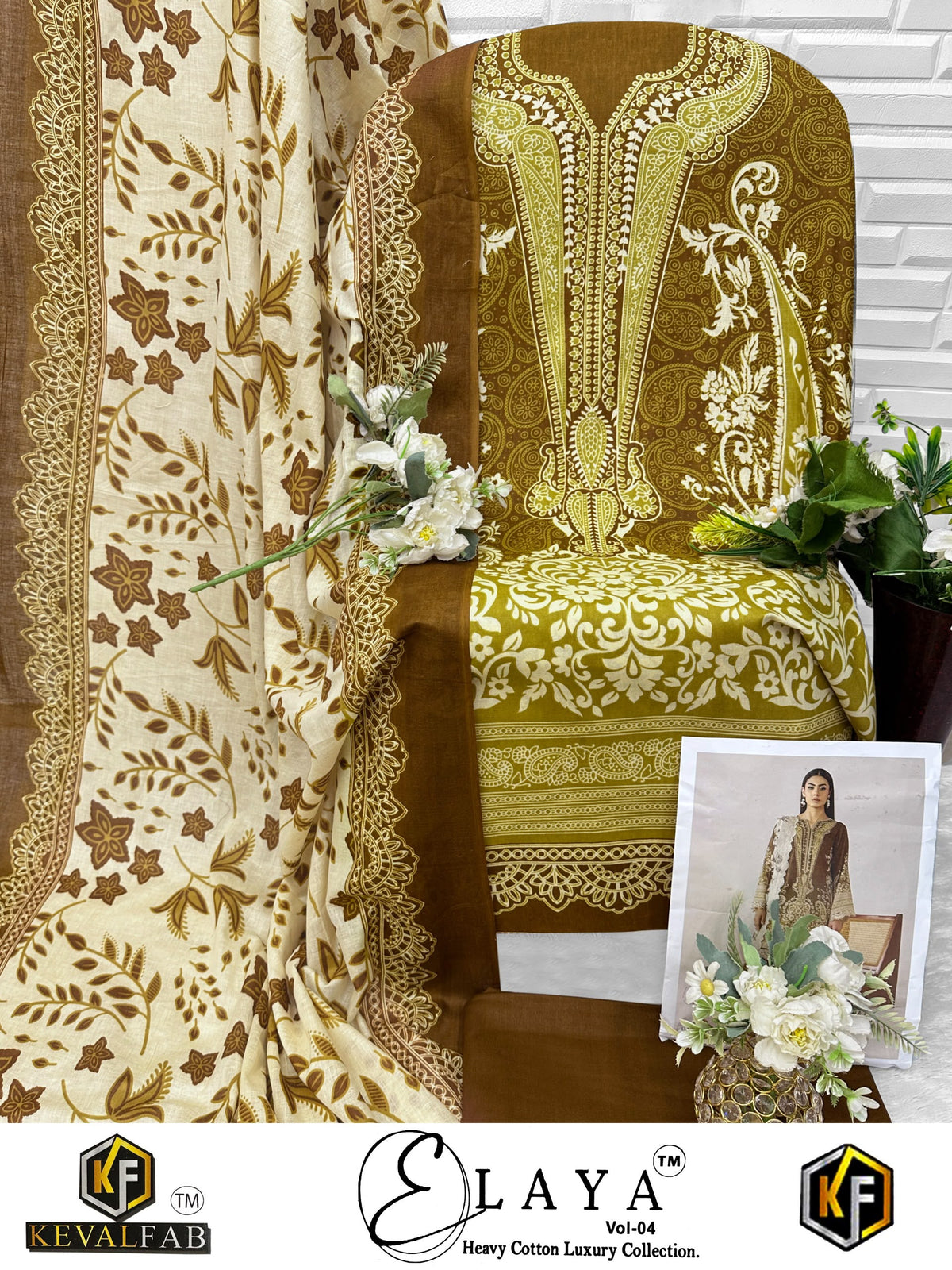Elaya Vol 4 Keval Fab Lawn Cotton Open Photo Karachi Salwar Suits Manufacturer