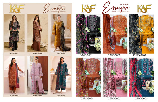 Evayra Gulaal Vol 2 Kaf Cotton Open Pic Karachi Salwar Suits Supplier