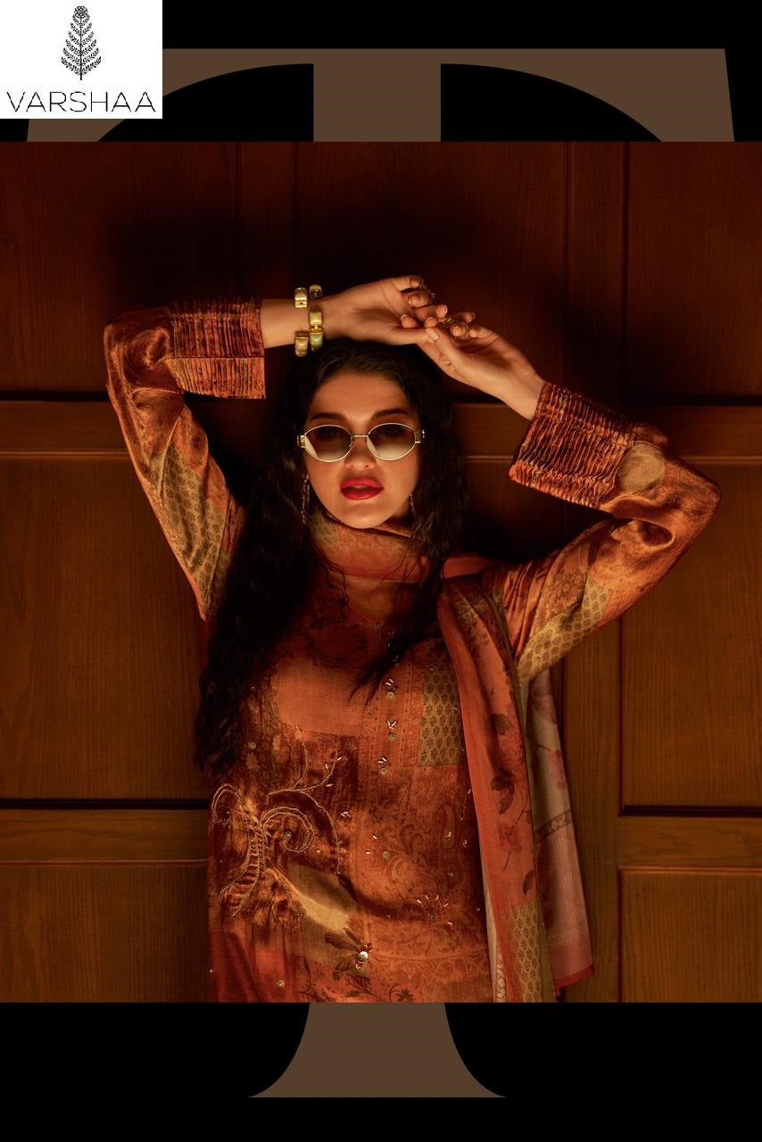 Ophera Varshaa Viscose Pashmina Suits Wholesaler Gujarat