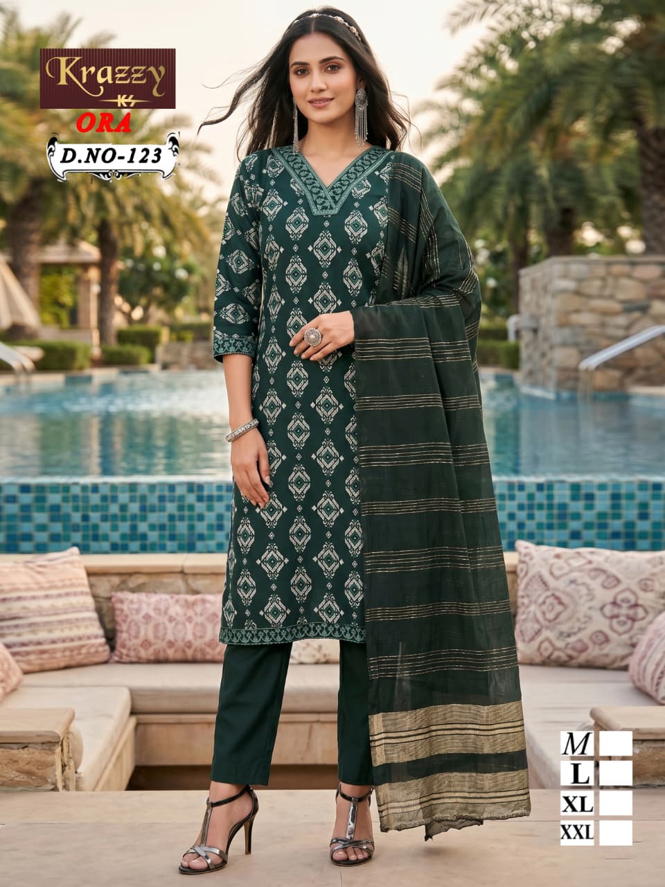 Ora Krazzy Kanha Vatican Readymade Pant Style Suits Manufacturer