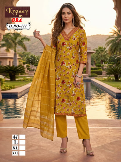 Ora Krazzy Kanha Vatican Readymade Pant Style Suits Manufacturer