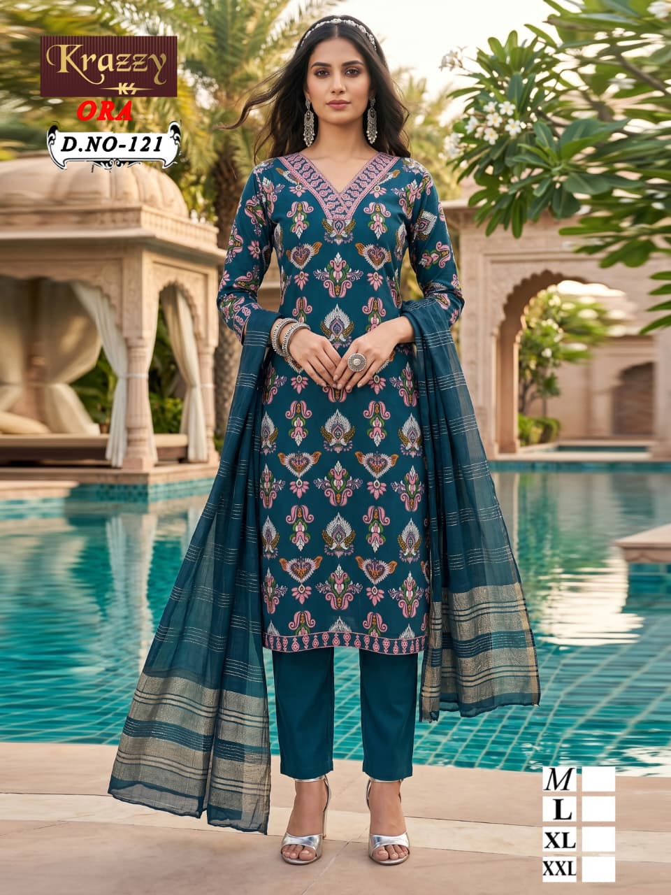 Ora Krazzy Kanha Vatican Readymade Pant Style Suits Manufacturer