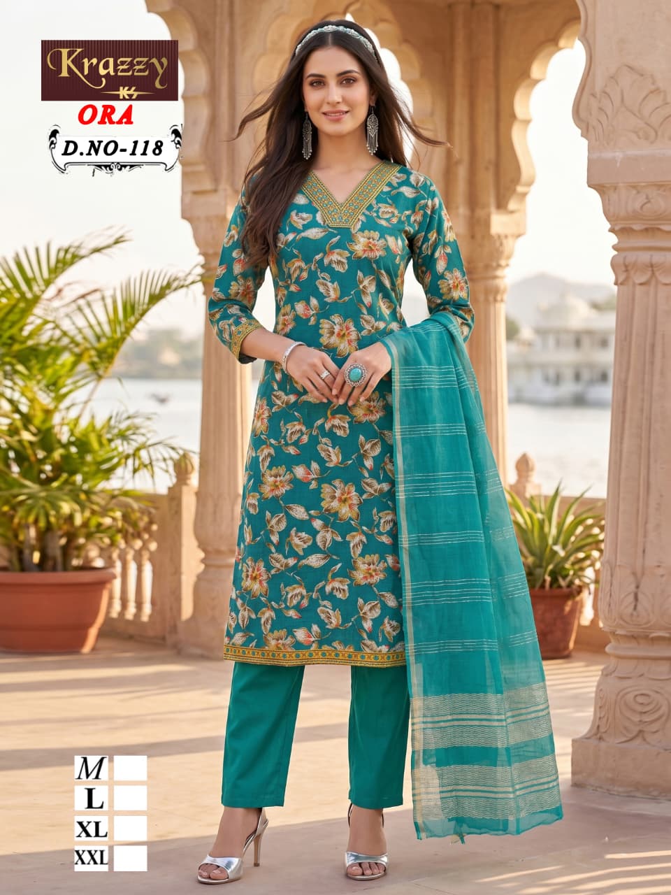 Ora Krazzy Kanha Vatican Readymade Pant Style Suits Manufacturer