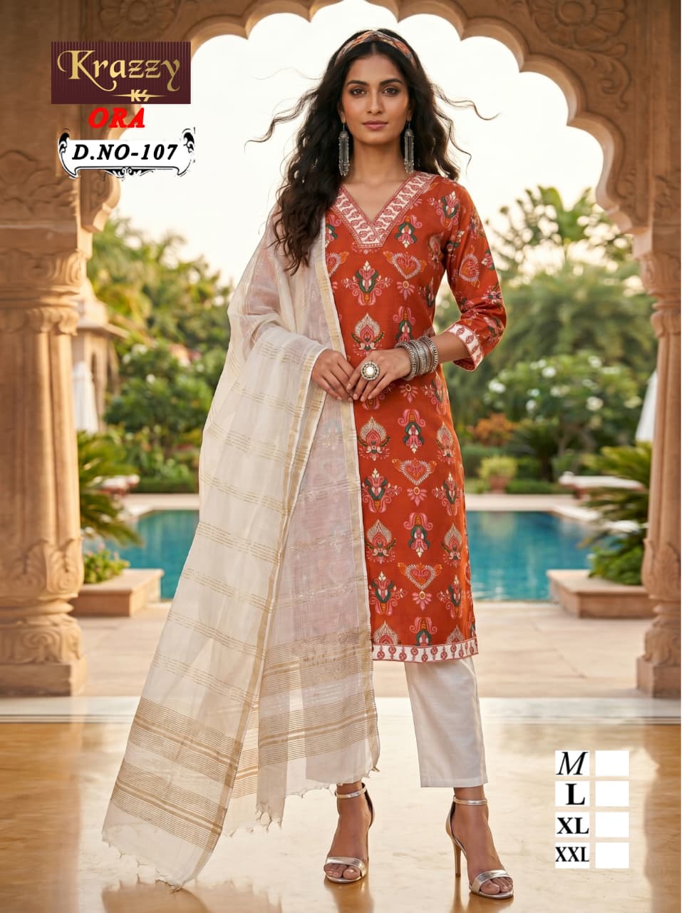Ora Krazzy Kanha Vatican Readymade Pant Style Suits Manufacturer